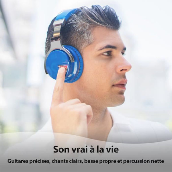 Cowin E7 Blå Bluetooth hodetelefoner - Trådløst hodebånd - God lydopplevelse