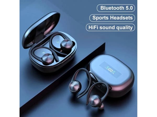 Bluetooth-langattomat kuulokkeet Apple-laitteille, musta black