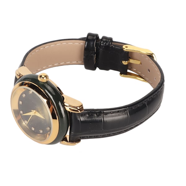 Watch Rhinestone Urtavla Golden Pointer Quartz Movement PU- watch