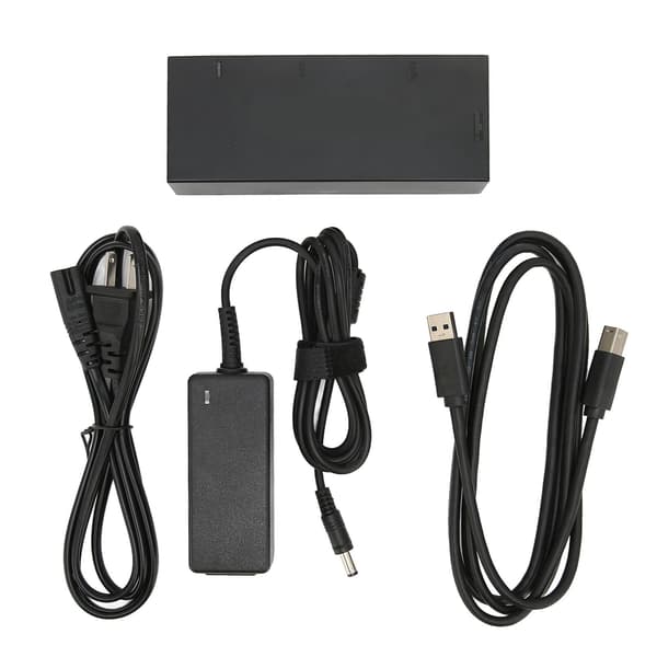 Sensor Strømforsyning Sikker Stabil USB Spillkonsoll Strømadapter for Xbox One S for Windows 8 8.1 10 100‑240VUS Plugg