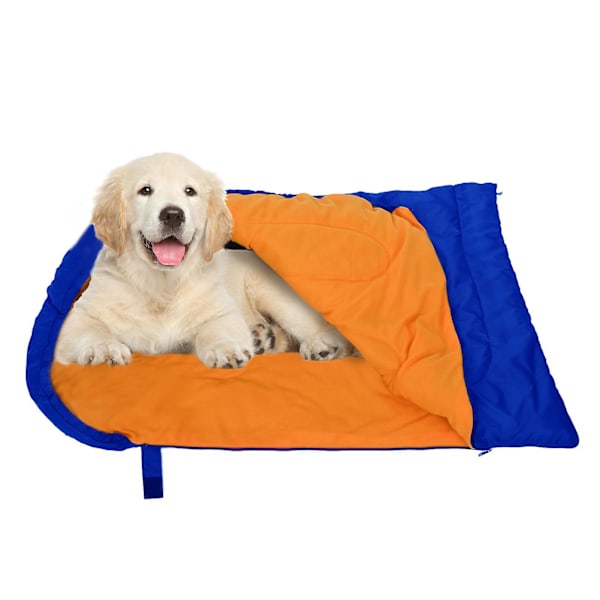 Vattentät Tålig Tjock Hundsovsäck Djurbädd Utomhus Varm Hundkoja Matta Portabel Design blue