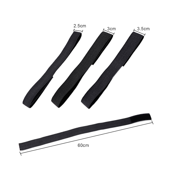 Peruk Pannband Bra fixering Anti-halk Hög elasticitet Flexibelt mjukt sminkverktyg Nylon Dubbelsidigt perukfixeringsbälte för vuxen - E