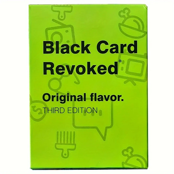 Black Card Revoked Original Flavor Third Edition - Korttipeli 14-vuotiaille ja vanhemmille