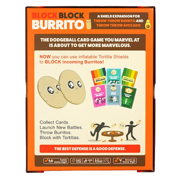 Sällskapsspel Exploding Kittens Block Burrito Brädspel Kasta Burrito