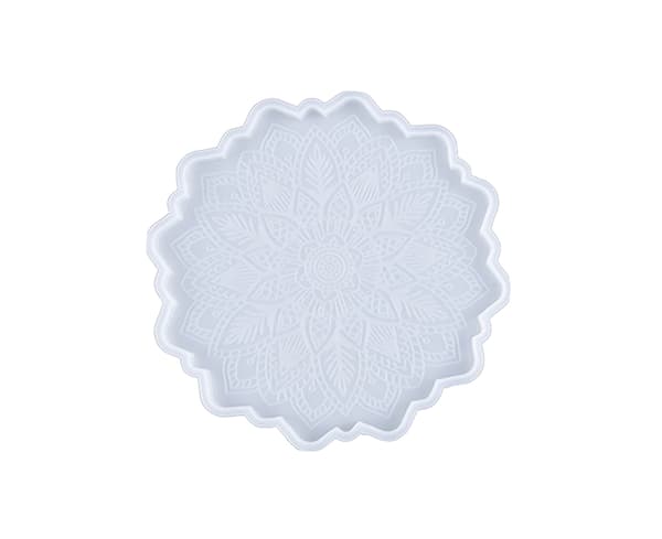 Form Solrosmönster Non-stick silikon Grönsaksfruktbricka Mould för hem-S