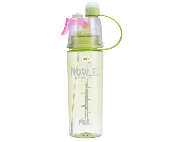 400ml/600ml Utomhussport Gym Portable Creative Spray Dricksvatten Flaskgrön