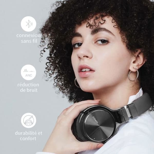 Cowin E7 Pro Bluetooth-hodetelefoner - Trådløst hodebånd - Støyreduksjon