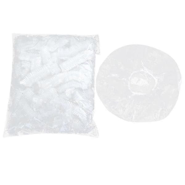 300 stk. engangs badehette PE Plast Dusjhetter Transparent Dusjhetter Vanntette Dusjhetter