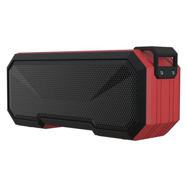 Ysilla Kannettava LED Bluetooth-kaiutin, Kaksoissubwoofer Langaton Bluetooth 5.0 Audio-kaiutin - Punainen