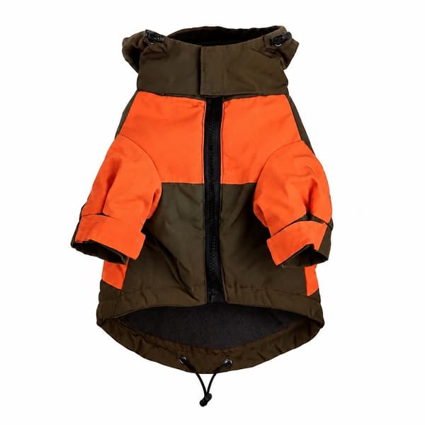 Kæledyrshund Regnfrakke, Vandtæt Varm Jakke, Efterår Vinter, Reflekterende, Justerbar, Blå/Mørkebrun/Grå Dark Brown M