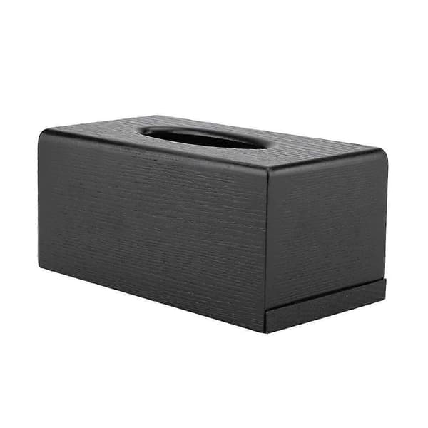 2X Tissue Box Trälåda Rektangulär Tissue Box Naturlig Elegans Trä Tissue Box för