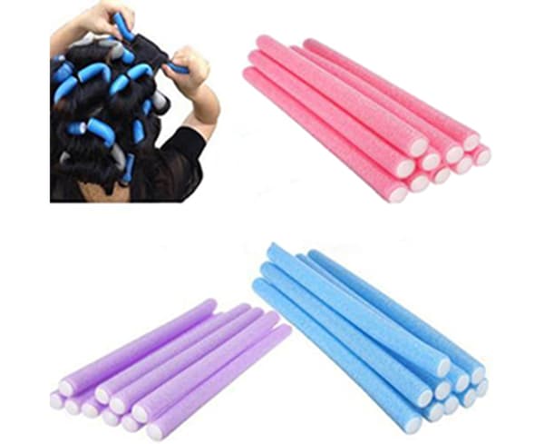 10 st Curler Makers Soft Foam Bendy Twist Curls Tool DIY Styling Hårrullar-