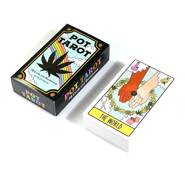 Pot Tarot 78 Kortlekar Reseversion Fickformat Häxig Nybörjar Tarot Lära sig Tarotkort
