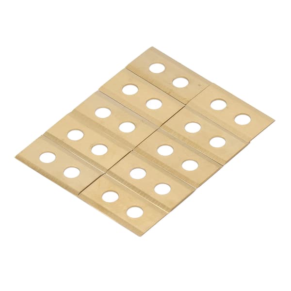 30PK Slitesterke Blader til Gressklipper, Rustfritt Stål Titanblader for Worx Landroid Robotgressklipper