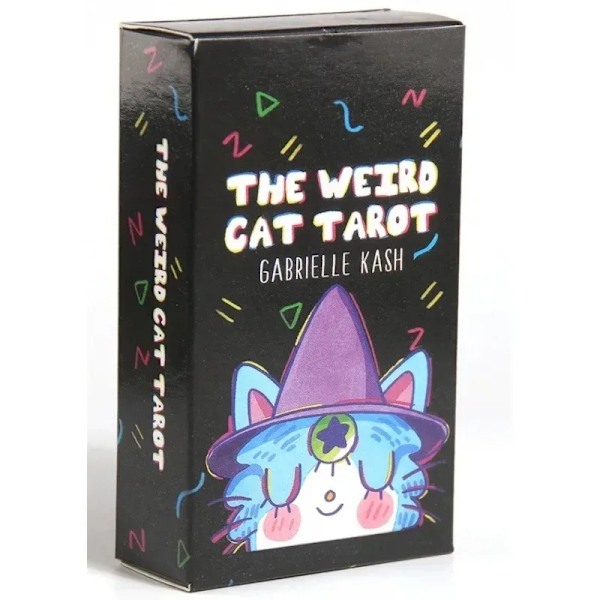 The Weird Cat Tarot Deck Multiplayer Party Spådom Morsomt Brettspill Tarotkort for dine venner
