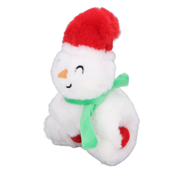 Christmas Slap Armband Cartoon Plysch Doll Slap Band Jultema Armband Festival Dekoration Leksak för barn Vuxna 8.3in Christmas Snowman