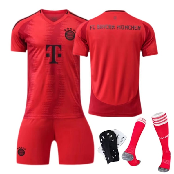 24-25 Bayern drakt 3 Kim Min-jae Nr. 9 Kane barn voksen drakt - fotballuniform - Nr. 3 med sokker 28(150-160cm)