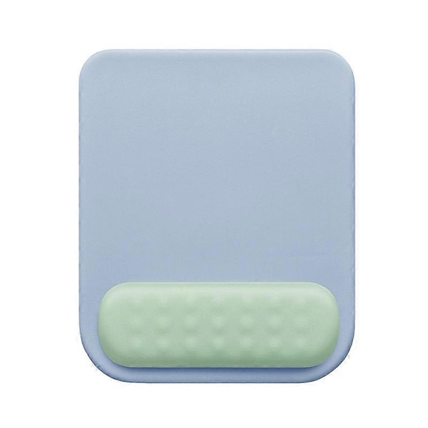 1 stk. Musematte med håndleddsstøtte, Håndleddsbeskyttelse Musematte Datamaskin Musematte Ultra Responsiv blå