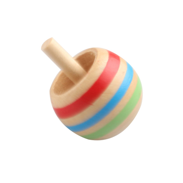 3 stk. Gyro Finger Spinner i tre, skrivebordsspinnleke, stressreduserende leke for barn