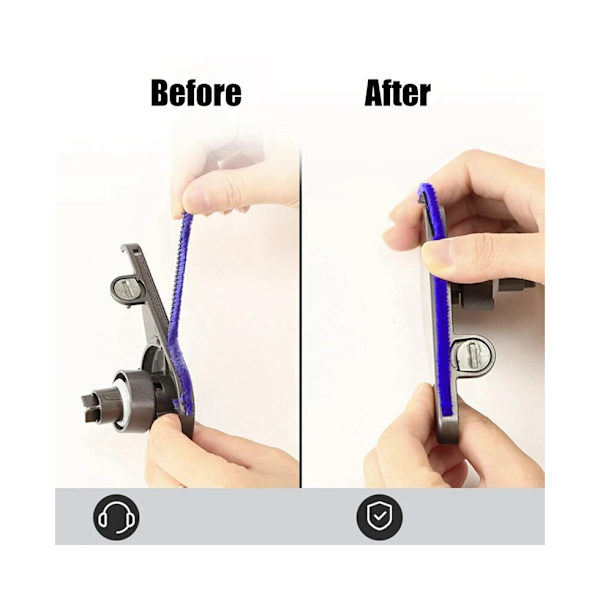 4st plyschremsor för Dyson Dc V6 dammsugare med 4st plyschremsor för Dyson V8 V10 dammsugare
