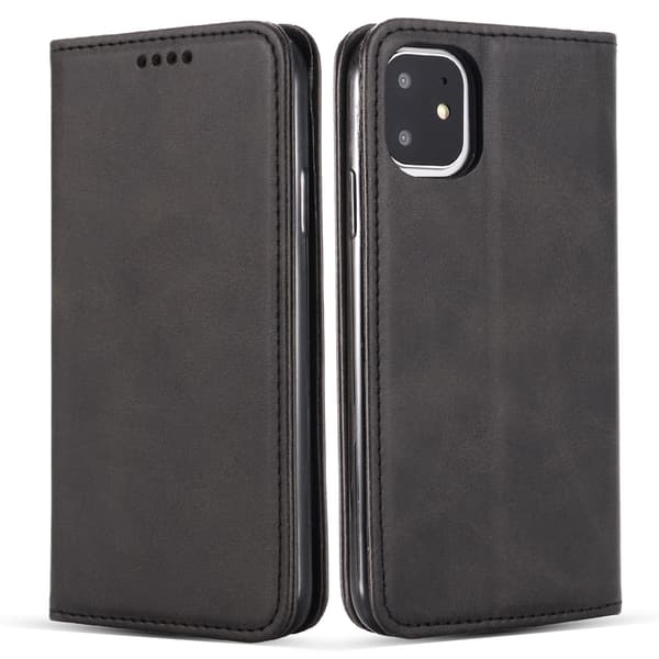 Folio-telefondeksel kompatibelt med iPhone 17 og iPhone 16-Dugt Black For iPhone 11Pro Max