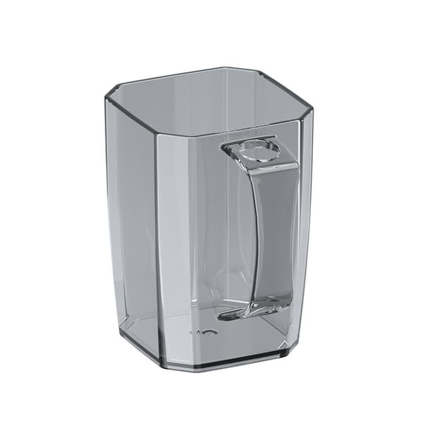 Transparent tandborstkopp för par, barn, studenter, väggmonterad tandborstkopp White Wall Cup Holder