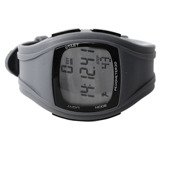 Män Sport Vattentät Watch Multifunktionell stoppur Kalender Alarm LED Digital Watch för Utomhusgrå