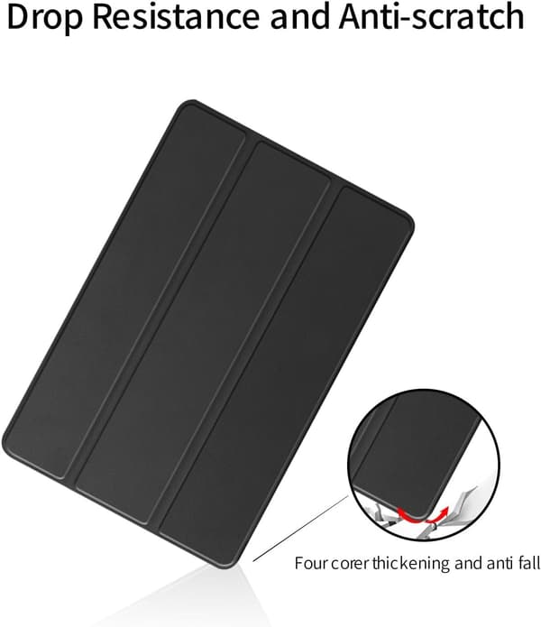 Etui til Xiaomi Redmi Pad 2 11\", Tri-Fold Cover med Auto Sleep/Wake, PU, Sort