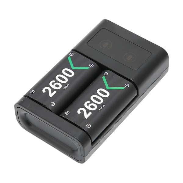 Genopladeligt batterisæt til Xbox One 2x2600mAh batteri med opladerstation til Xbox One S til Xbox Series X S