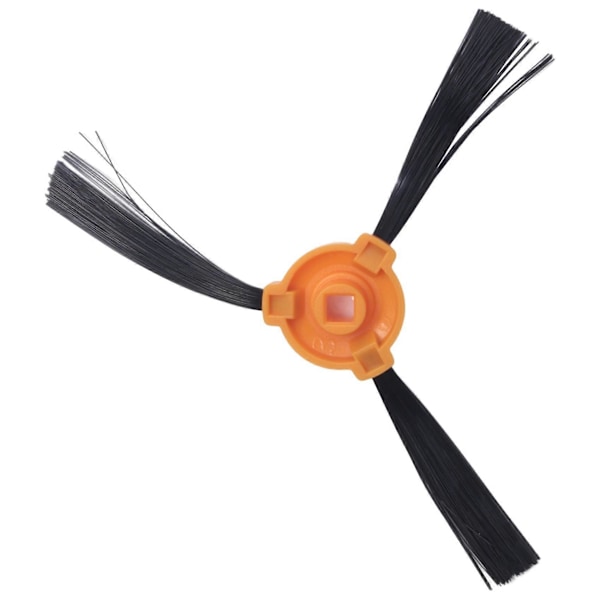 Reservedeler Sidebørster for DEEBOT - N79S N79 DEEBOT 500 Robotstøvsuger Tilbehør - 8 stk Black yellow