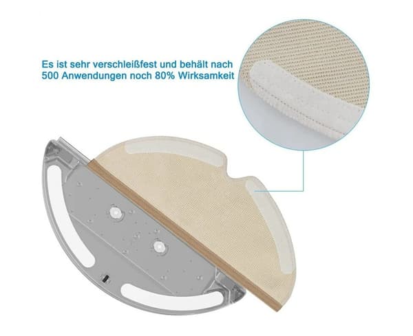 Mikrofiberklude til Xiaomi Mijia Roborock S6 S5 E2 E35 E4 S6 Pure S6 Maxv S5 Max robotstøvsuger reservedele