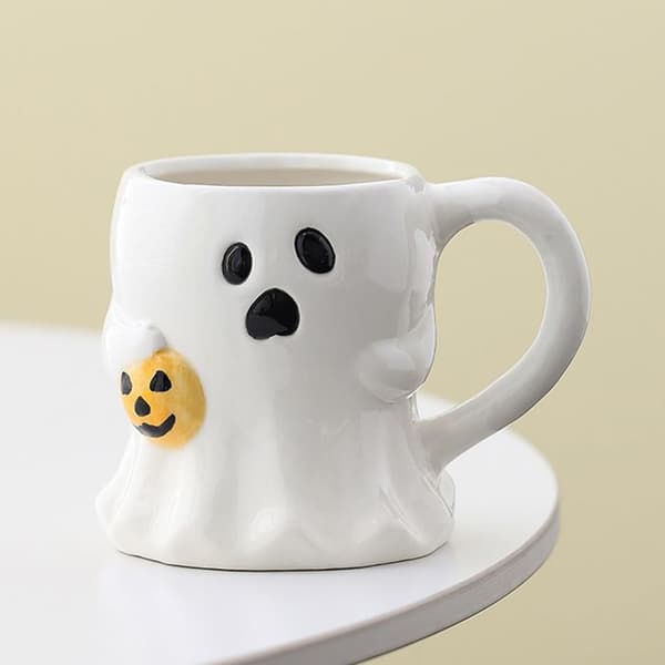 Spökmugg 400ml Keramisk Halloweenkopp, Alternativ B