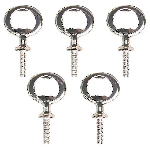 Metall Flaskeåpner Blank Rustfritt Stål Flat Flaskeåpner Innlegg Kit Gjenget Ølåpner Maskinvare Style 6
