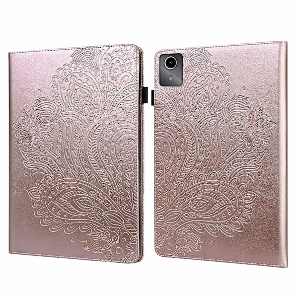 Läderfodral för Lenovo Tab M11 / Xiaoxin Pad 11 2024 Red gold