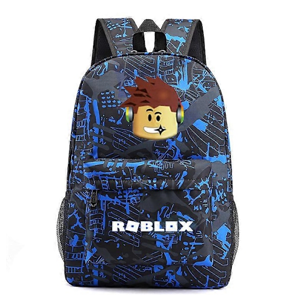 Børne Skoletaske Roblox Rygsæk Studenter Skoletaske Rejsetaske Color
