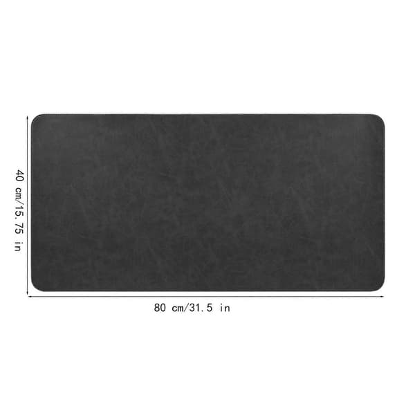 Stor Musematte Skrivebordsmatte Gaming Musematte Black