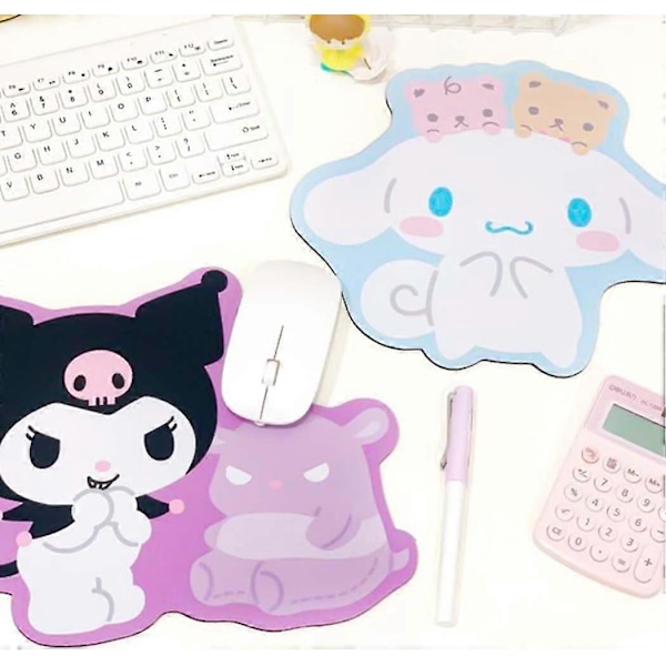 Sød Musemåtte, Anime Musemåtte Kawaii Musemåtte til Kvinder Piger og Børn Computer Laptop Mus - Måtte (C)