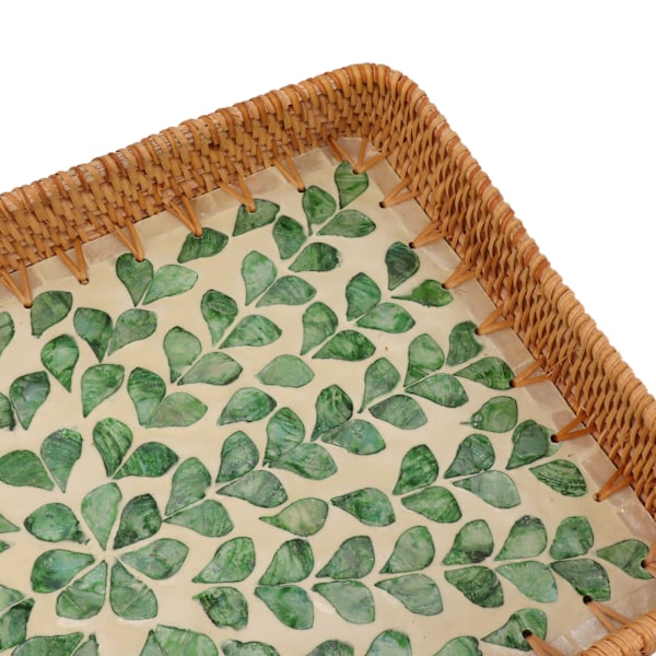 3 st rottingfruktbricka rektangulär fruktbricka Multi för hemrestaurang Green Willow