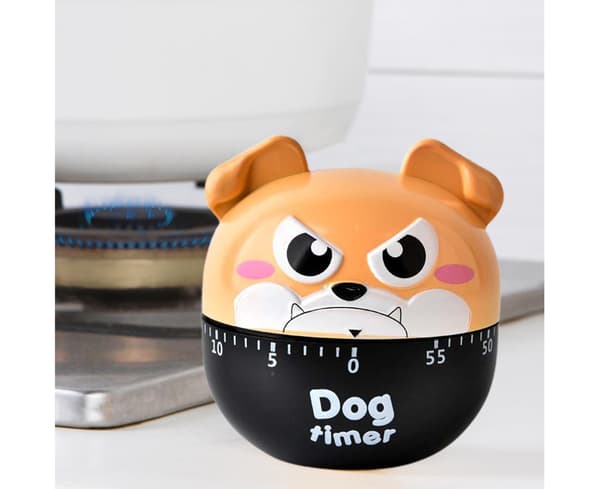 Bra Timer Attraktiv Hundformad Alarm Timer Desktop - Khaki