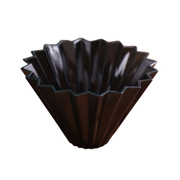 Bekväm origami filterskål Flerfärgad praktisk tårta - svart
