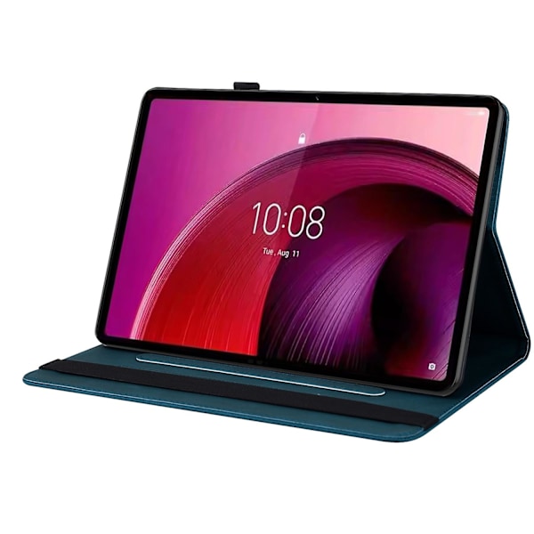 Lærnettbrettveske for Lenovo Tab M11/Xiaoxin Pad 11 2024 Blue