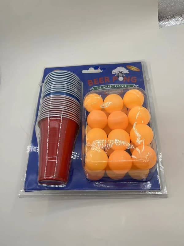 24-koppars Beer Pong-spelset för bar- och utomhusfester
