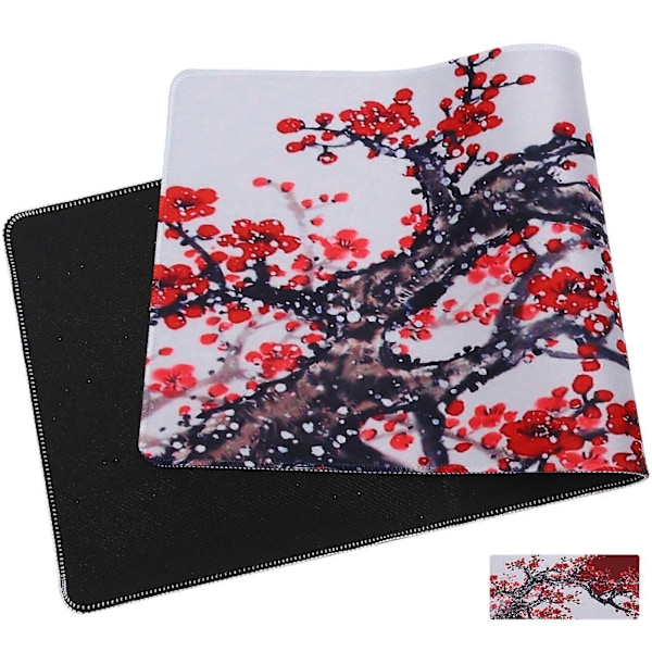 Kirsebærblomst Musematte Stor Musematte Gaming Musematte Skrivebordsmatte 80.00X30.00X0.30CM