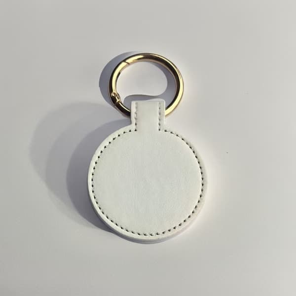 Rund magnetisk hatteclips til udendørs opbevaring af hat og tørklæde White Round
