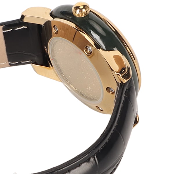 Watch Rhinestone Urtavla Golden Pointer Quartz Movement PU- watch