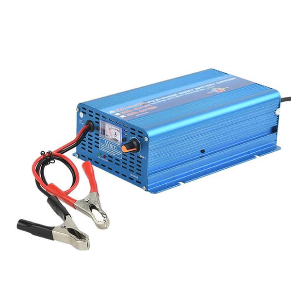 30A 40A 4-trinns blysyrebatterilader Blue EU Plug