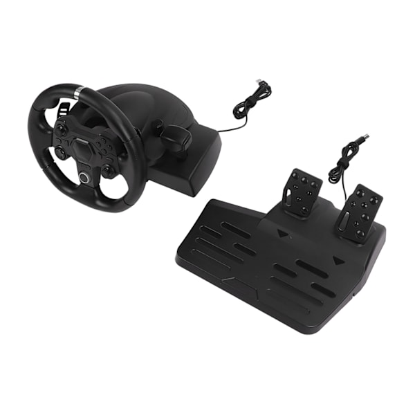Spelvibration Racing Ratt 270° Rotation 7 i 1 USB Spel Racing Ratt med Pedal för PS4