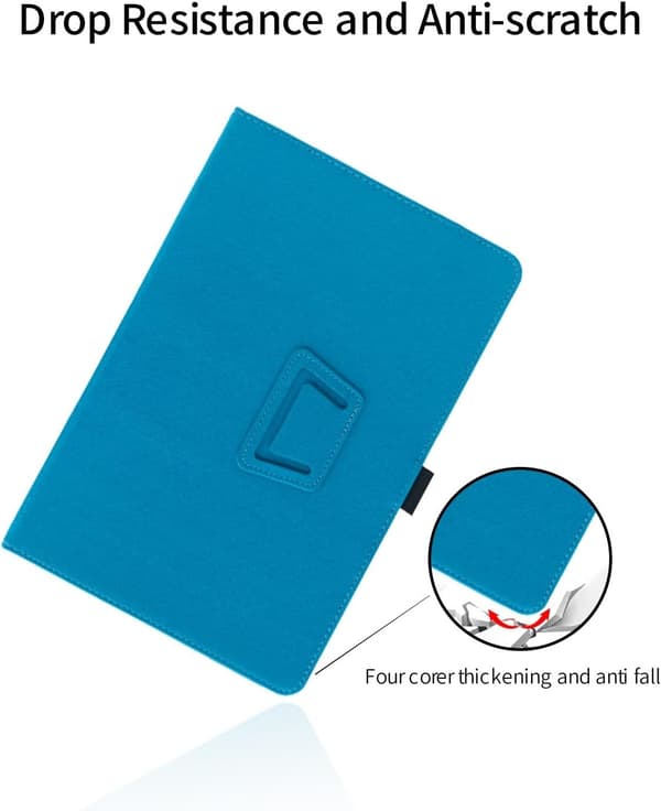 PU-läderfodral för XP-Pen Magic Note Pad 10.95\", vikbart stativ, pennhållare, handledsrem