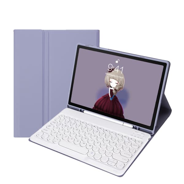 Bluetooth-tangentbordsfodral kompatibelt med Samsung Galaxy Tab S10 Lite 10.9\" purple