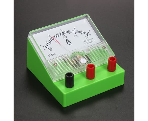 Analogt Strømmåler Amperemeter Klasse 2.5 Elektricitetsundervisnings-eksperimentværktøj